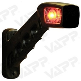 Svítilna doplňková obrysová LED WAS 239P, 12-24V, pravá, 187 mm