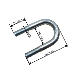 Upínací třmen ZBF 10-AG, M10 oblý