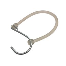 Pojistka uzávěru bočnic (karháku) na plastové šňůře