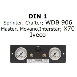 Kompresorová sada 2 s panelem Mercedes Sprinter 06 -, Renault Master X70 a DIN1 pro vzduchové pérování Dunlop