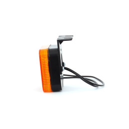 Svítilna boční obrysová LED WAS W63, 12-24V, čtvercová na držáku