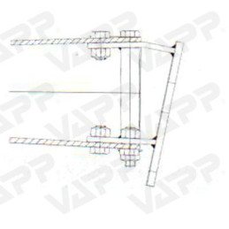 Konzola pro držák opěrného kolečka na brzdu AL-KO 2,8VB