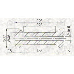 Rolna COMPACT kýlová pr. 77x198 mm/pr. 16,5 mm