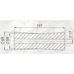 Rolna COMPACT kýlová pr. 69x197 mm/pr. 17 mm