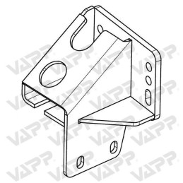 Konzola pro držák opěrného kolečka na brzdu KNOTT KFG 35 D