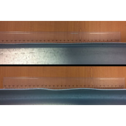 Blatník plechový oblý 14''/220 mm, pozink (2. jakost)