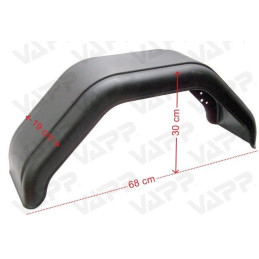 Blatník plast 13''/200 mm Autoflex černý