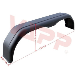 Blatník tandemový plast š240/v400/d1550 mm Autoflex černý