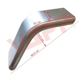 Blatník poloviční plechový š. 220 mm pravý, pozink