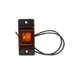 Svítilna boční obrysová LED WAS W60, 12-24V, obdélníková malá