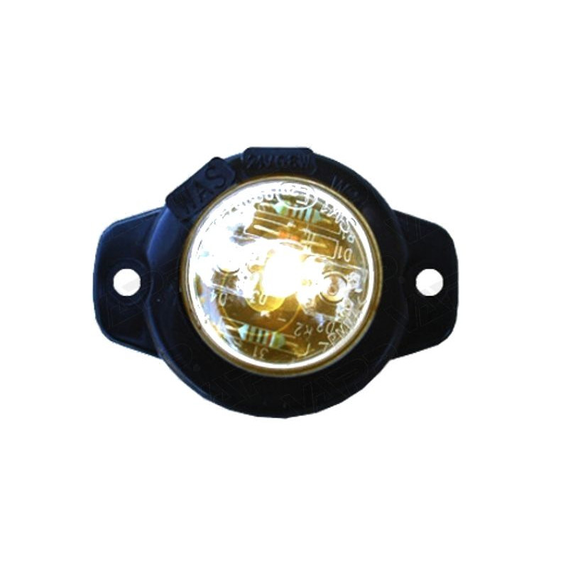 Svítilna boční obrysová LED WAS W24/149, 12-24V, kulatá malá