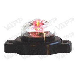 Svítilna zadní obrysová LED WAS W24/127, 12-24V, kulatá malá