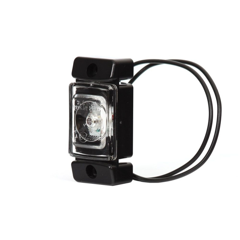 Svítilna přední obrysová LED WAS W60, 12-24V, obdélníková malá