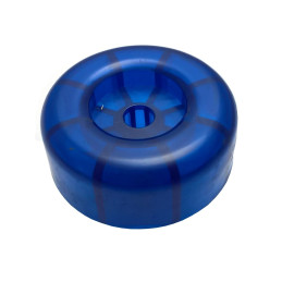 Koncovka rolny 4'' modrá PVC, pr. 88 mm, d 14,3 mm, l 35 mm