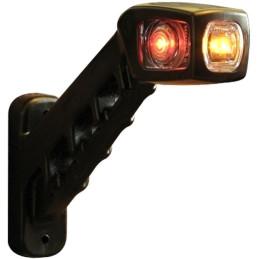 Svítilna doplňková obrysová LED WAS W48/238P, 12-24V, pravá, 187 mm