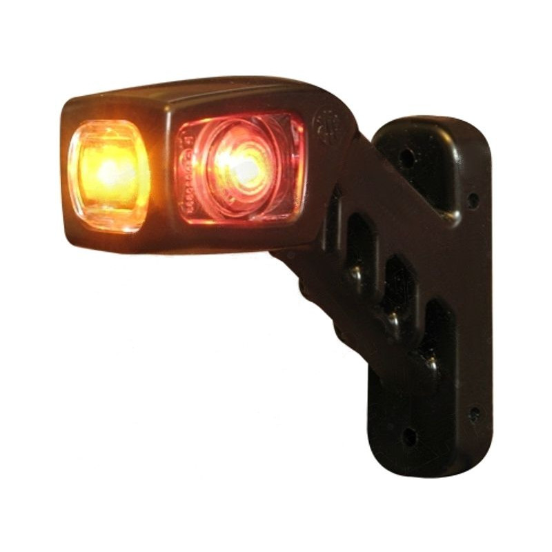 Svítilna doplňková obrysová LED WAS W49/241L, 12-24V, levá, 135 mm