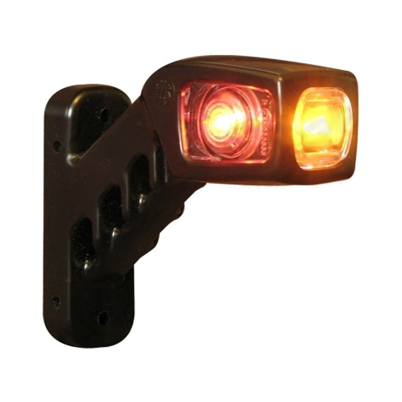 Svítilna doplňková obrysová LED WAS W49/241P, 12-24V, pravá, 135 mm