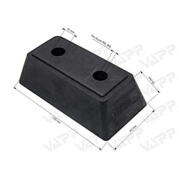 Gumový doraz 170x90x70