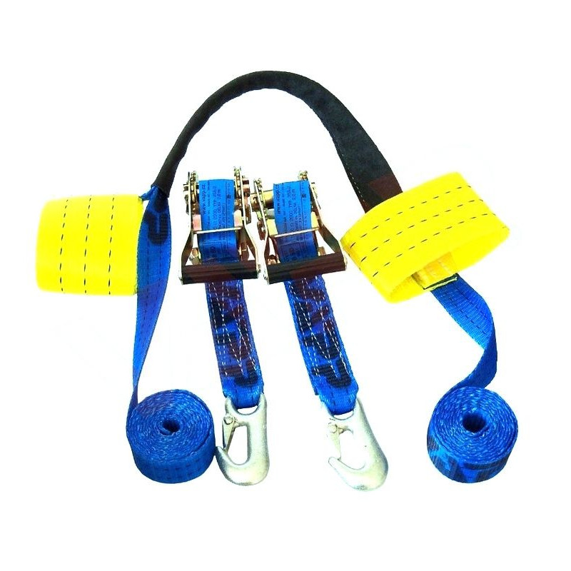 Upínací souprava 35-A pro uchycení motocyklu (popruh 35 mm)