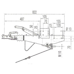 Nájezdová brzda AL-KO 161S VKT 70