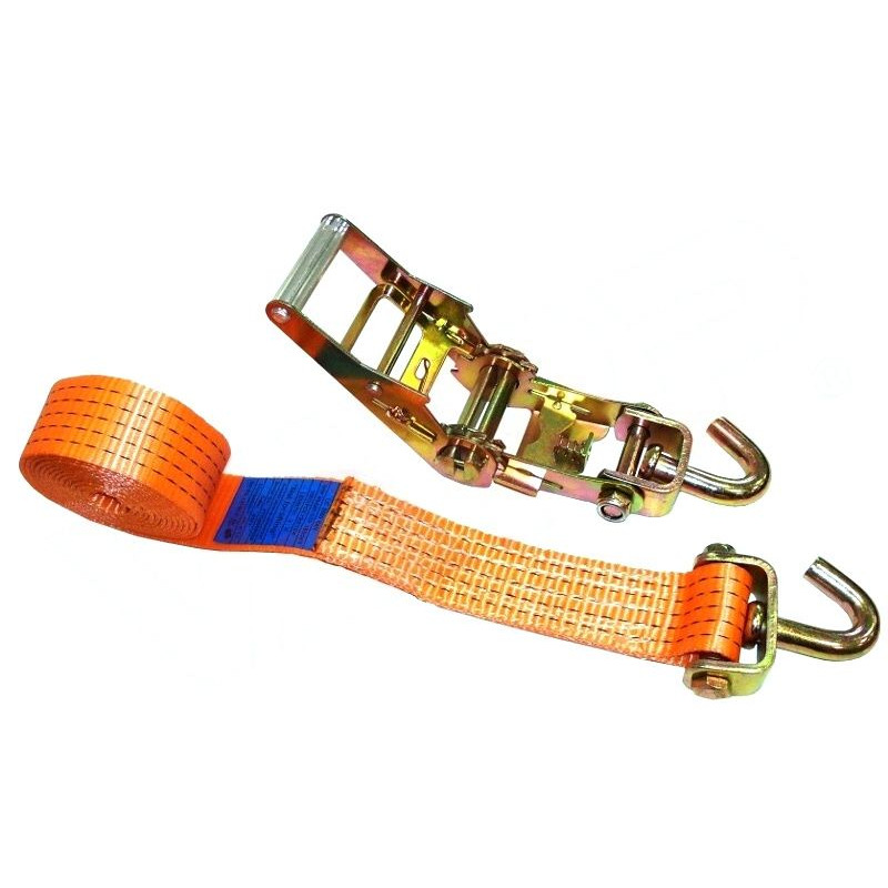 Upínací souprava 50 mm/2,7 m/5 t, jednoduché otočné háky, krátká ráčna