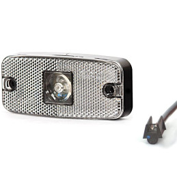 Svítilna přední obrysová LED WAS W46, 12-24V, s odrazkou, QS150