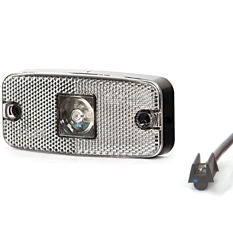 Svítilna přední obrysová LED WAS W46, 12-24V, s odrazkou, QS150