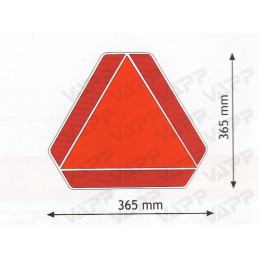 Odrazový trojúhelník pro vozidla do 30 km/h, Alu plech 1,5 mm