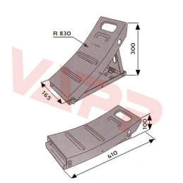 AL-KO UK 800 klín zakládací skládací, ocel