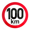 Omezení rychlosti 100 km retroreflexní pr. 200 mm