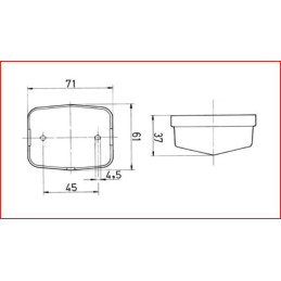 Svítilna doplňková obrysová Jokon SPL 115