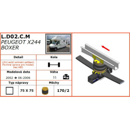 Peugeot Boxer X244 (2002-2006)-vzduchové pérování Dunlop