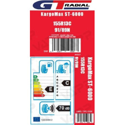 Kolo 155 R13 C 91/89N Kargomax XL ST-6000 M+S, 4,5J, ET30, 100x4