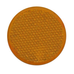 Odrazka oranžová pr. 63 mm se šroubkem