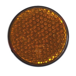 Odrazka oranžová pr. 75 mm se šroubkem