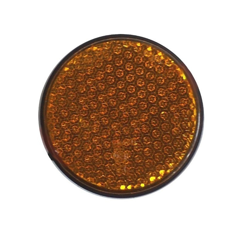 Odrazka oranžová pr. 75 mm se šroubkem