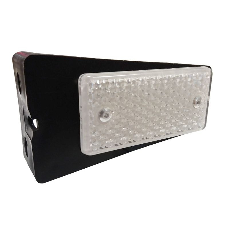 Odrazka bílá 95x45 mm s držákem (VAPP ECO)