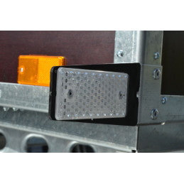 Odrazka bílá 95x45 mm s držákem (VAPP ECO)