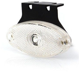 Svítilna přední obrysová LED WAS W64, 12-24V, eliptická na držáku