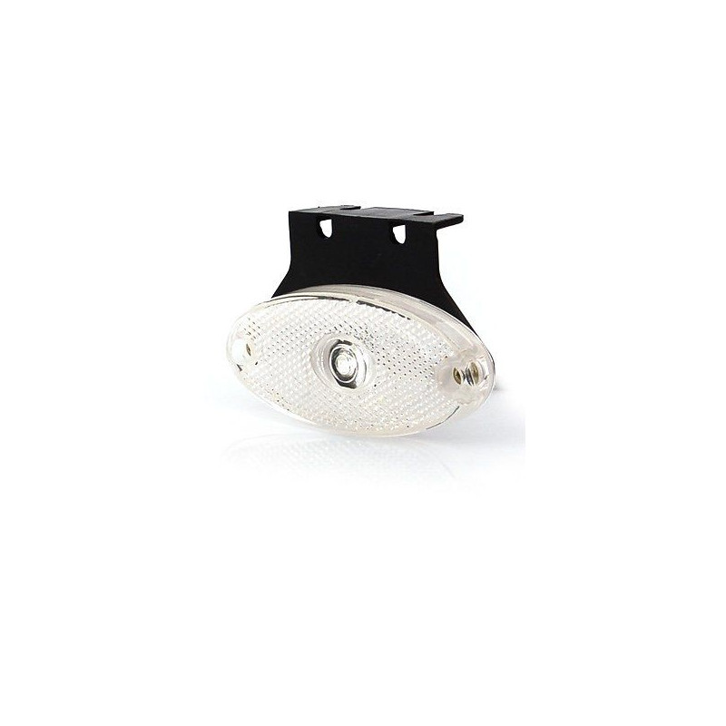 Svítilna přední obrysová LED WAS W64, 12-24V, eliptická na držáku