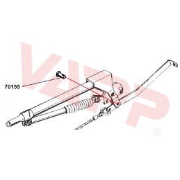 Čep k páce ruční brzdy AL-KO 2.8 VB (spodní)