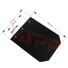 Zástěrka 150x115 mm polyetylénová bez loga