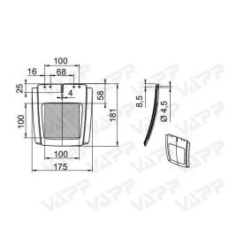 Blatníková zástěrka BKS EA 200 černá