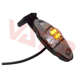 Svítilna doplňková obrysová LED Fristom FT-038 II (12-36V) na držáku, kabel QS75