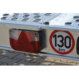 Omezení rychlosti 130 km retroreflexní pr. 150 mm (na přívěsy)