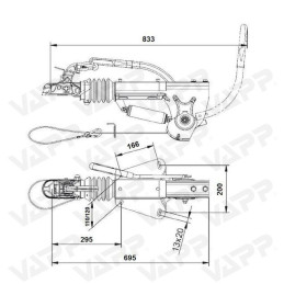 Nájezdová brzda KNOTT KFL27-A