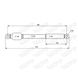 Tlumič nájezdové brzdy AL-KO 160, 200 SR
