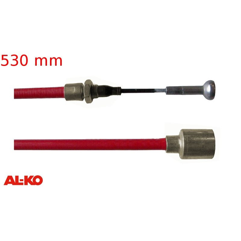 Lanovod brzdový AL-KO Profi Long life 530/726 mm rychlomont. (s čočkou)