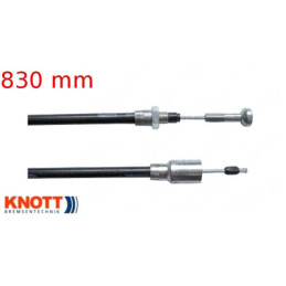 Lanovod brzdový KNOTT 830/1020 mm rychlomont. (s čočkou)