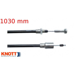 Lanovod brzdový KNOTT 1030/1220 mm rychlomont. (s čočkou)